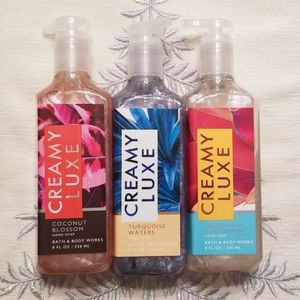 NEW Bath and Body Works creamy luxe hand soap set